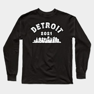 I love Detroit USA Long Sleeve T-Shirt